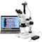 Amscope 3.5X-90X Digital Zoom Stereo Microscope w 4-Zone 144-LED Light, 5MP USB Camera SM-1TSZ-144A-5M - alternate 1